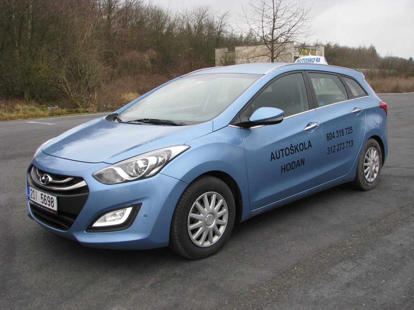 Hyundai i30 1,6 CRDi — výcvikové vozidlo autoškoly Hodan